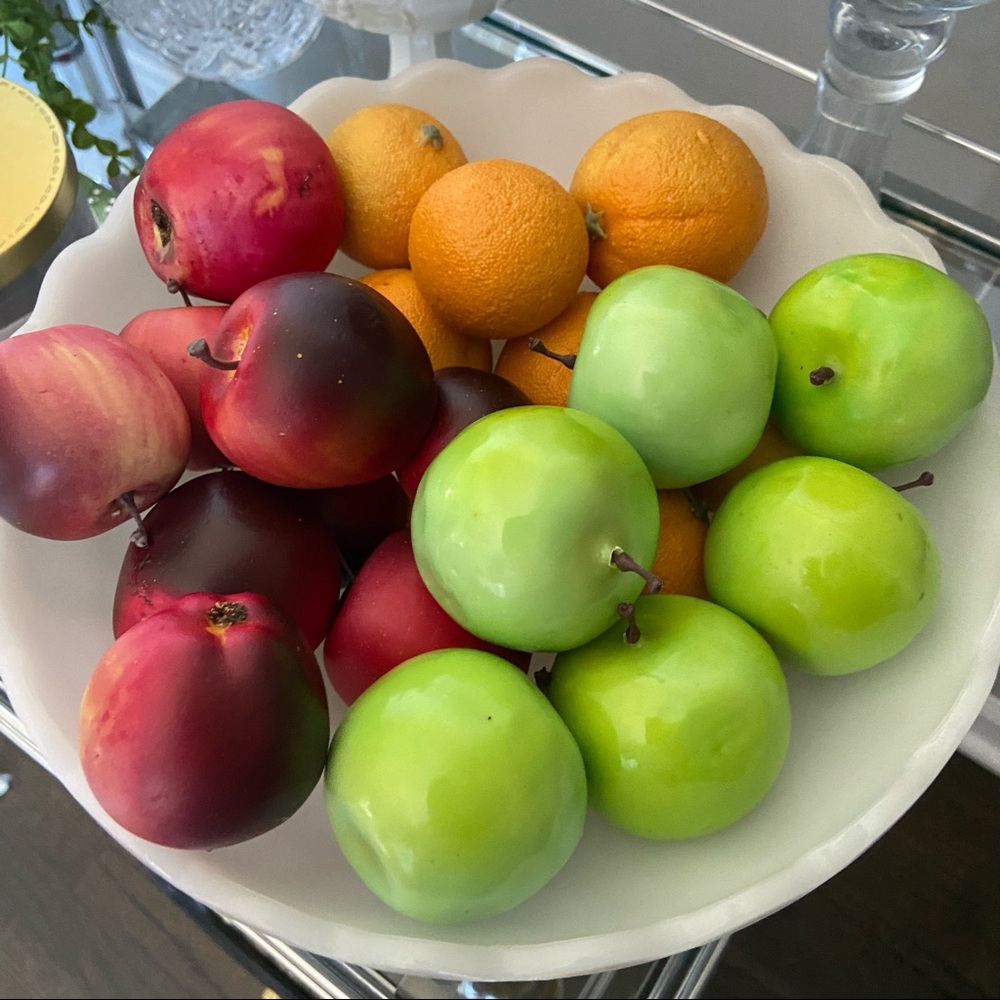 Artificial Fruit for Decor- Red Apples, Green Apples, Oranges